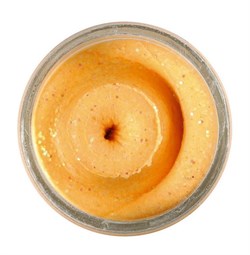 Berkley PowerBait Natural Glitter Garlic - Fluo Orange